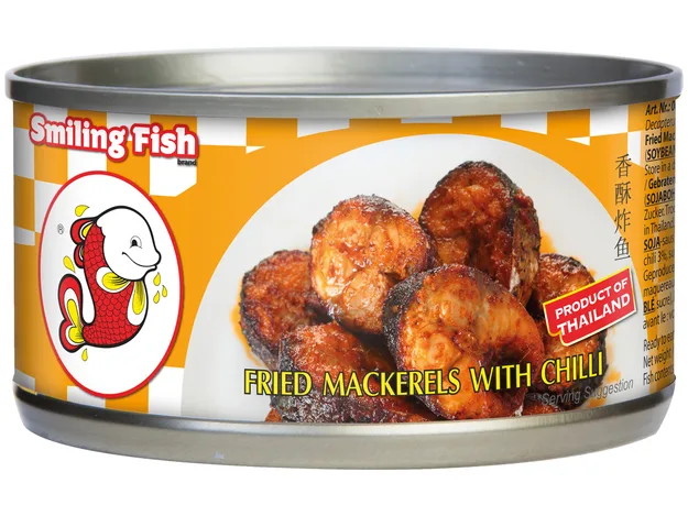 Fried mackerels with chili 90 g