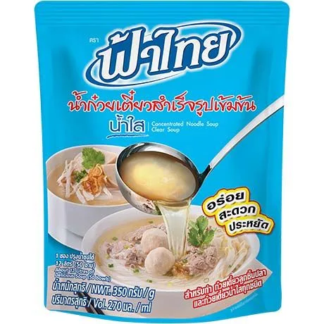 Consentrated noodle soup, clear  350 g