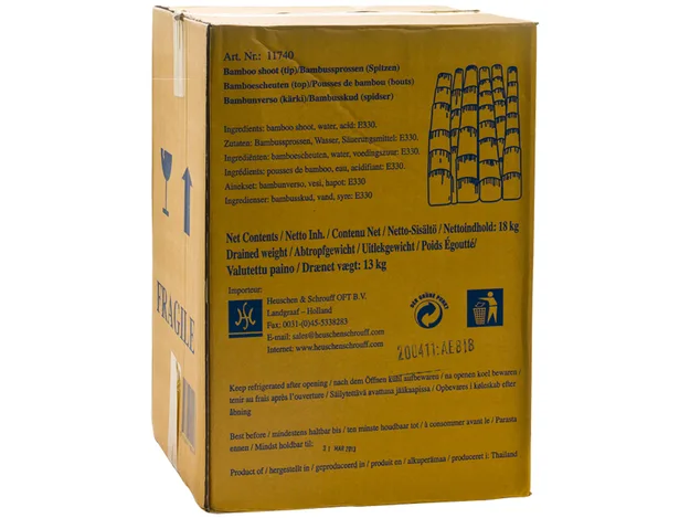 Bamboo Shoots 18kg (Tips)