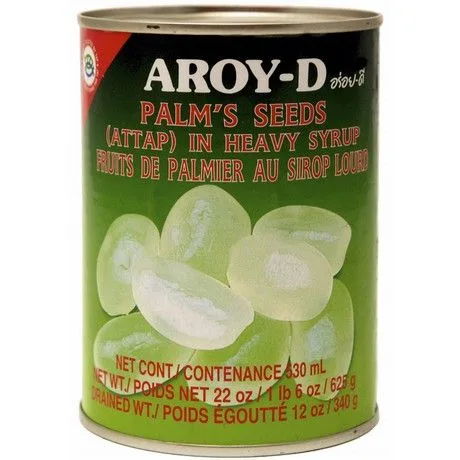 Palm Seeds in Syrup Attap in heavy syrup  625g