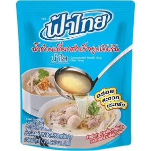 Consentrated noodle soup, clear  350 g