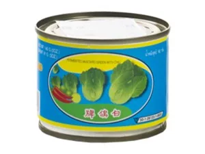 Fermented green mustard half with chili in soy sauce 140 g