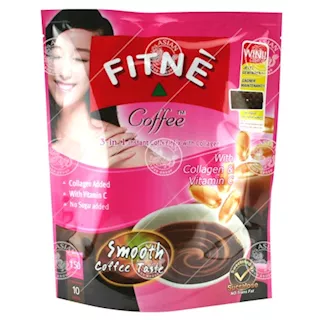 Food supplement with coffee, collagen, vitamin and sweetener 150g